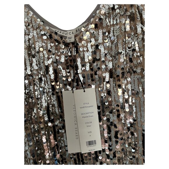 Veronica Beard Mykola Sequin Dress NWT Size 4 - Picture 10 of 12